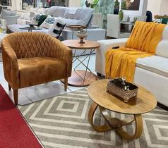 Mesa De Centro Redonda Cebola Decorativa Luxo Mesa De Centro Redonda Cebola Decorativa Luxo