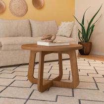 Mesa De Centro Redonda Em MDF Artely Jasmin Cor Cinamomo Mesa De Centro Redonda Em MDF Artely Jasmin Cor Cinamomo