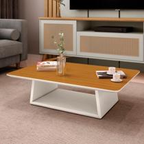 Mesa de Centro Retangular com Tampo em MDF Oxford
