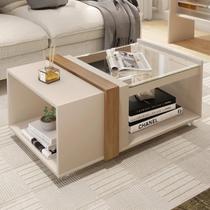 Mesa de Centro Retangular com Vidro França