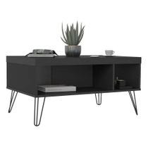 Mesa de Centro Retangular Liberty Preta