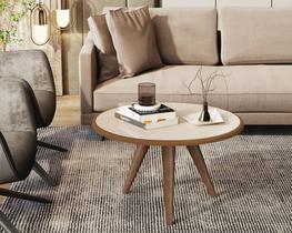 Mesa De Centro Retrô Lívia Com Pés Palito - JM3 MÓVEIS Mesa De Centro Retrô Lívia Com Pés Palito - JM3 MÓVEIS