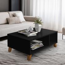 Mesa de centro retro preto jordania Mesa de centro retro preto jordania