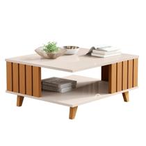 Mesa De Centro Ripada Açaí Off White Nature JB Bechara 32578