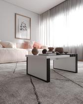 Mesa De Centro Safira - Sala De Estar - Preto/Branco