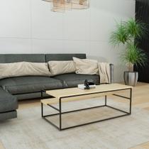 Mesa de Centro Sala Riga Modular Decoração Versátil Preto Mesa de Centro Sala Riga Modular Decoração Versátil Preto