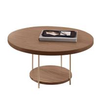 Mesa De Centro Sky Castanho - Hb Móveis Mesa De Centro Sky Castanho - Hb Móveis