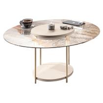 Mesa de Centro Sky Redonda com Tampo de Vidro - HB Móveis