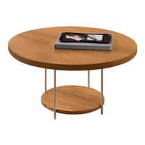 Mesa de Centro Sky Redonda com Tampo MDF - HB Móveis