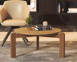 Mesa De Centro Sofisticada Redonda Canela Mesa De Centro Sofisticada Redonda Canela