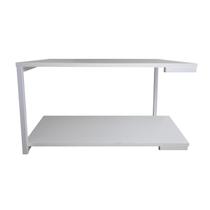 Mesa de Centro Strassis Design SD-3090 Metal e MDF cor Branca