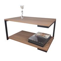 Mesa de Centro Strassis Design SD-3090 Metal e MDF cor Preta
