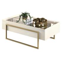 Mesa de Centro Suri Off White DJ Móveis Mesa de Centro Suri Off White DJ Móveis