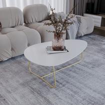 Mesa de Centro Trude Organica 35cm x 90cm x 60cm Branco Mesa de Centro Trude Organica 35cm x 90cm x 60cm Branco