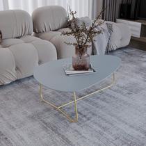 Mesa de Centro Trude Organica 35cm x 90cm x 60cm Cinza Mesa de Centro Trude Organica 35cm x 90cm x 60cm Cinza