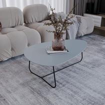 Mesa de Centro Trude Organica 35cm x 90cm x 60cm Cinza Mesa de Centro Trude Organica 35cm x 90cm x 60cm Cinza