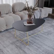 Mesa de Centro Trude Organica 35cm x 90cm x 60cm Preto Mesa de Centro Trude Organica 35cm x 90cm x 60cm Preto