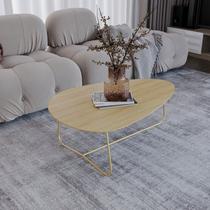 Mesa de Centro Trude Organica 35cm X 90cm X 60cm Mesa de Centro Trude Organica 35cm X 90cm X 60cm