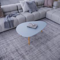 Mesa de Centro Vesta Organica 35cm 90cm X 60cm Cinza Cristal Mesa de Centro Vesta Organica 35cm 90cm X 60cm Cinza Cristal