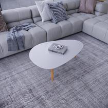 Mesa de Centro Vesta Organica 35cm 90cm X 60cm Cinza Fendy Mesa de Centro Vesta Organica 35cm 90cm X 60cm Cinza Fendy
