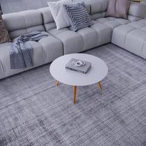Mesa de Centro Vesta Redonda 31cm X 67cm Cinza Fendy Mesa de Centro Vesta Redonda 31cm X 67cm Cinza Fendy