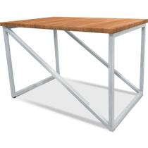 Mesa De Centro Viena Retangular Para Sala Decor Madeira MDF Compacta