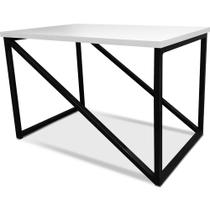 Mesa De Centro Viena Retangular Para Sala Decor Madeira MDF Compacta