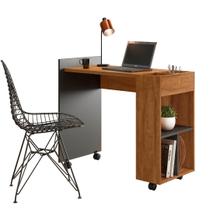 Mesa de Computador Alessa943 para Escritório Chumbo/Amêndoa Mesa de Computador Alessa943 para Escritório Chumbo/Amêndoa