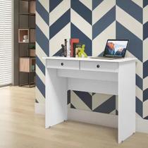 Mesa de computador branco- 2 gavetas