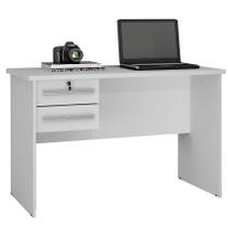 Mesa de Computador Byte Escrivaninha 2 Gavetas Valdemóveis Cor Branco Mesa de Computador Byte Escrivaninha 2 Gavetas Valdemóveis Cor Branco