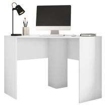 Mesa De Computador Canto Office Cubic Branco - Caemmun