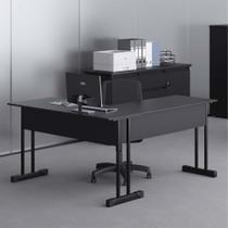 Mesa de Computador em L com Gaveta Lima Preto Onix Mesa de Computador em L com Gaveta Lima Preto Onix
