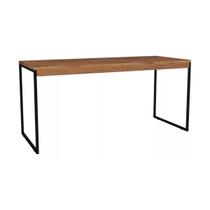 Mesa de Computador Escrivaninha Industrial Pé De Ferro Diretor 120cm - Várias cores
