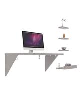 Mesa De Computador Escrivaninha Suspensa Status + Brinde