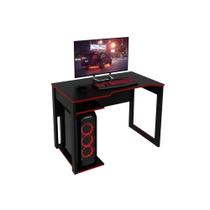 Mesa de Computador Gamer ME4161 Preto/Vermelho - Tecno Mobili