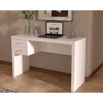 Mesa de Computador ME-4123 c/ 2 Gavetas Branco - Tecno Mobili