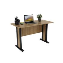 Mesa de Computador ME-4194 Amêndoa/Preto - Tecno Mobili Mesa de Computador ME-4194 Amêndoa/Preto - Tecno Mobili