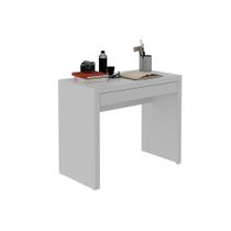 Mesa de Computador ME4107 c/ 1 Gaveta Branco - Tecno Mobili