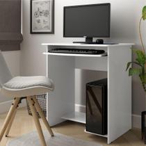 Mesa de Computador Prática - Branco Brilho - EJ Móveis