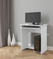 mesa de computador pratica branco - Comprar moveis para sua casa