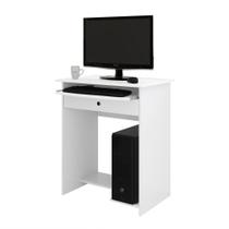 Mesa de Computador Pratica Com Gaveta Branco - Magaflex