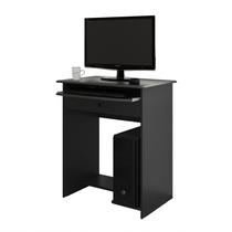 Mesa De Computador Pratica Com Gaveta Preto Mesa De Computador Pratica Com Gaveta Preto