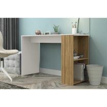 Mesa de Computador Solteiro MB 1060 Mel/Off White - Movelbento