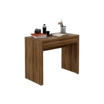 Mesa de Computador Solteiro ME4107 c/ 1 Gaveta Nogal - Tecno Mobili