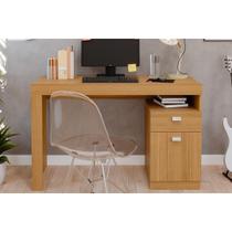 Mesa de Computador Solteiro Melissa c/ 1 Porta e 1 Gaveta Nature - Permóbili Mesa de Computador Solteiro Melissa c/ 1 Porta e 1 Gaveta Nature - Permóbili