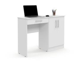 Mesa de computador Space 1 Gaveta Branco - Patrimar