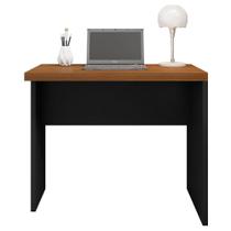Mesa De Computador Studio Nogueira / Preto Tex - Caemmun Mesa De Computador Studio Nogueira / Preto Tex - Caemmun