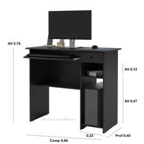 Mesa de Computador Viena Preto - Comprar Moveis para sua Casa