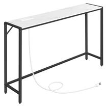 Mesa de console MAHANCRIS CTHM112E01 Mármore e Preto 110cm Mesa de console MAHANCRIS CTHM112E01 Mármore e Preto 110cm