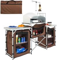 Mesa de cozinha de acampamento VEVOR Folding Outdoor Cook Station
